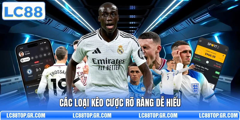 Các loại kèo cược rõ ràng dễ hiểu